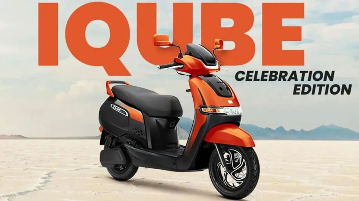 TVS iQube Celebration Edition, Electric Scooter, Performance, Battery, Range, Features, Price, Finance Plans, Suspension and Braking System, Automobile News in Hindi, टीवीएस आईक्यूब सेलिब्रेशन एडिशन, टीवीएस आईक्यूब,