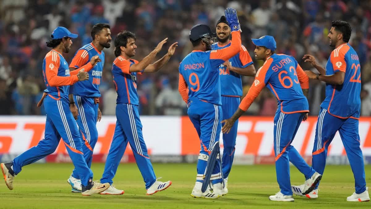 IND vs ENG, 4th T20I Highlights, IND vs ENG, T20 Series, IND vs ENG 4th T20I Live Score, Hardik Pandya, Shivam Dube, Ravi Bishnoi, Harshit Rana,