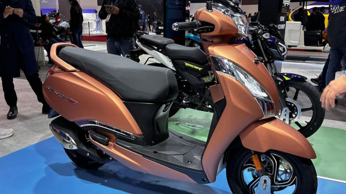 TVS Jupiter CNG, CNG Scooter, BMG Expo 2025, CNG Vehicle, Petrol And CNG Scooter,