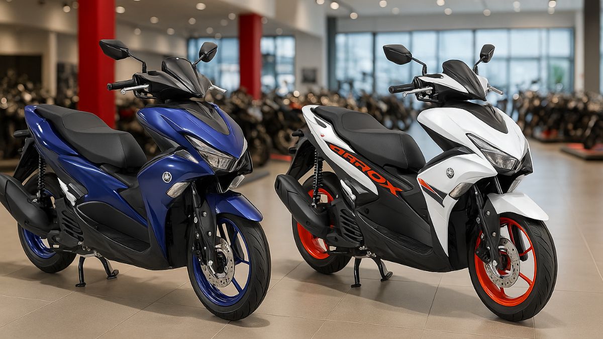 Yamaha Aerox 155 Version S, 2025 Yamaha Aerox, Yamaha Aerox Features, Yamaha Aerox Engine Update, Yamaha Aerox 2025 Launch, Yamaha Aerox 155 Price, Yamaha Aerox OBD-2B Engine, Yamaha Aerox 2025 features, New Yamaha scooter India, 2025 यामाहा ऐरॉक्स,